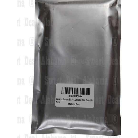 Zanderlyn Cellphone Case For Samsung Galaxy S21 FE, Matte Pink - Picture 3 of 3